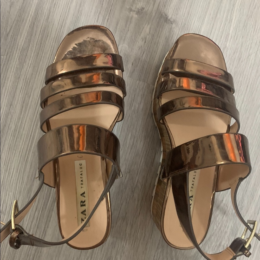 Zara platform sandals